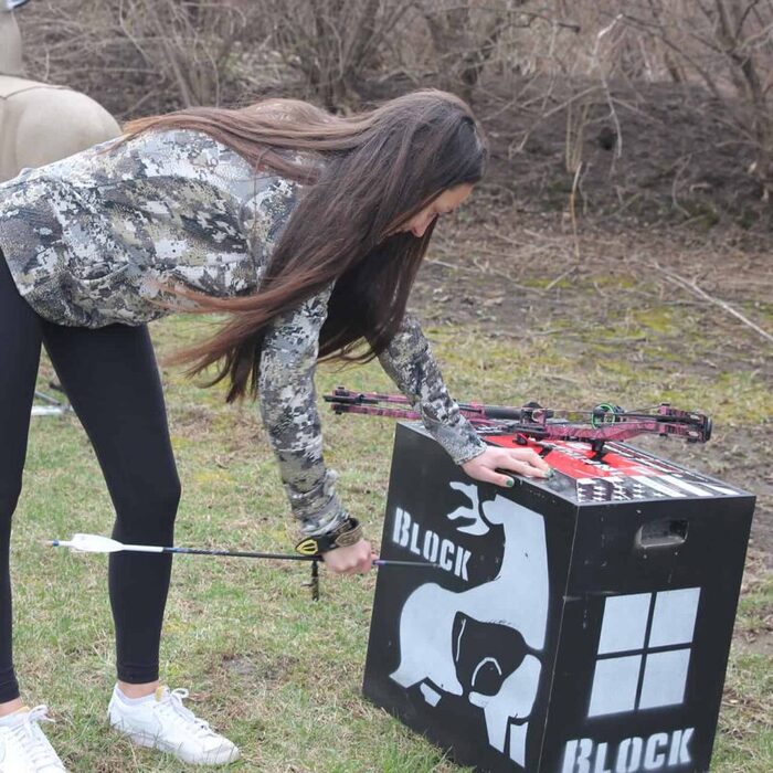 Block Infinity Series Foam Archery Target Black and White