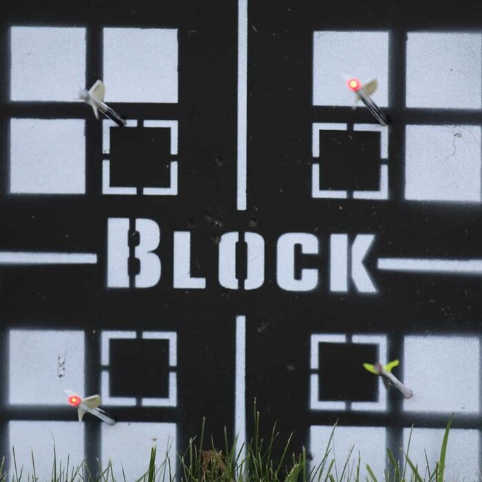Block Infinity Series Foam Archery Target Black and White