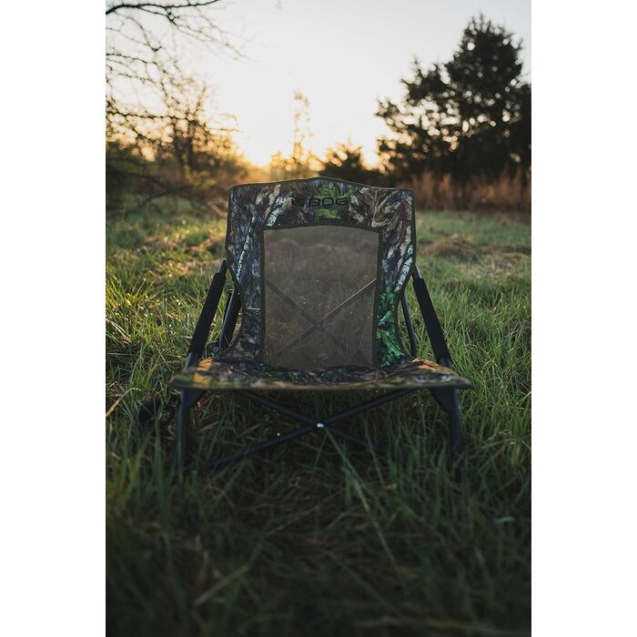 BOG Snood Seat Low Profile Hunting Chair Polyester Mossy Oak Camo