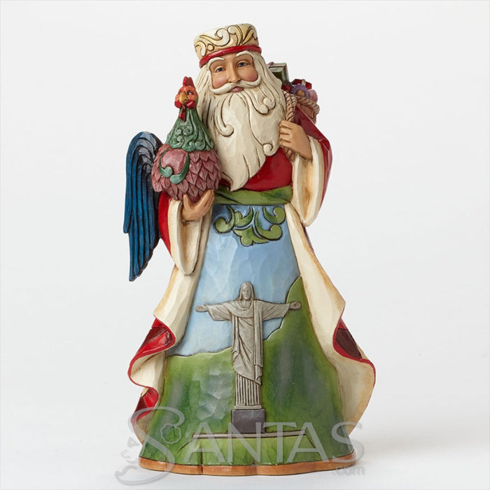 Brazilian Santa - Noite Feliz by Jim Shore