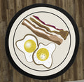 Breakfast 60" Round Microfiber Beach Towel