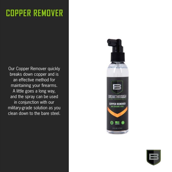 Breakthrough Clean Technologies Copper Remover Solvent  6oz Bottle