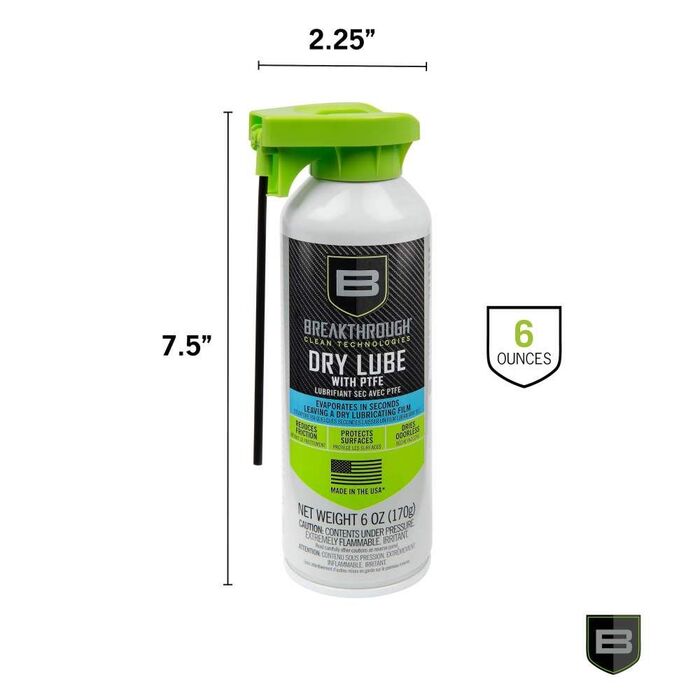 Breakthrough Clean Technologies Military Grade Solvent  6oz Aerosol