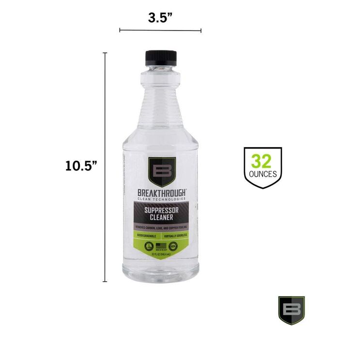 Breakthrough Clean Technologies Suppressor Cleaning Solvent 32oz Bottle
