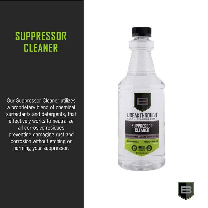 Breakthrough Clean Technologies Suppressor Cleaning Solvent 32oz Bottle