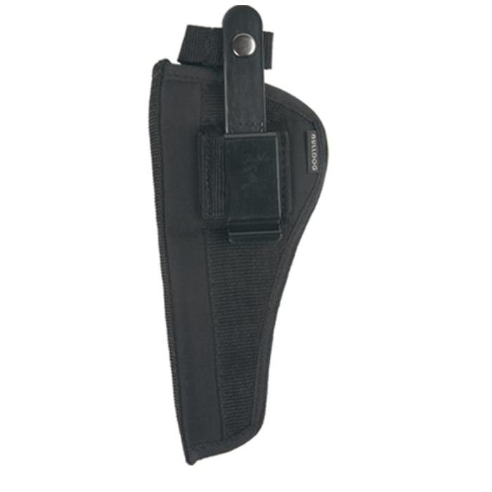 Bulldog Cases Belt Clip Holster Right Hand Most Revolvers 5-6 1/2" Nylon Black Large
