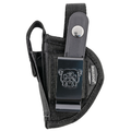 Bulldog Cases Belt Clip Holster Right Hand Most Revolvers with 2" - 2.50" Barrel Nylon Black