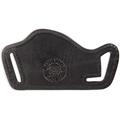 Bulldog Cases Belt Slide Holster Right Hand Most Small & Medium Frame Semi Autos Leather Black Small/Medium