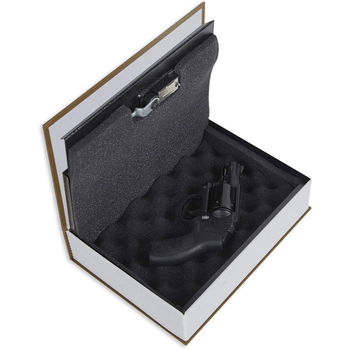 Bulldog Cases Book Diversion Vault with Combination Lock Brown