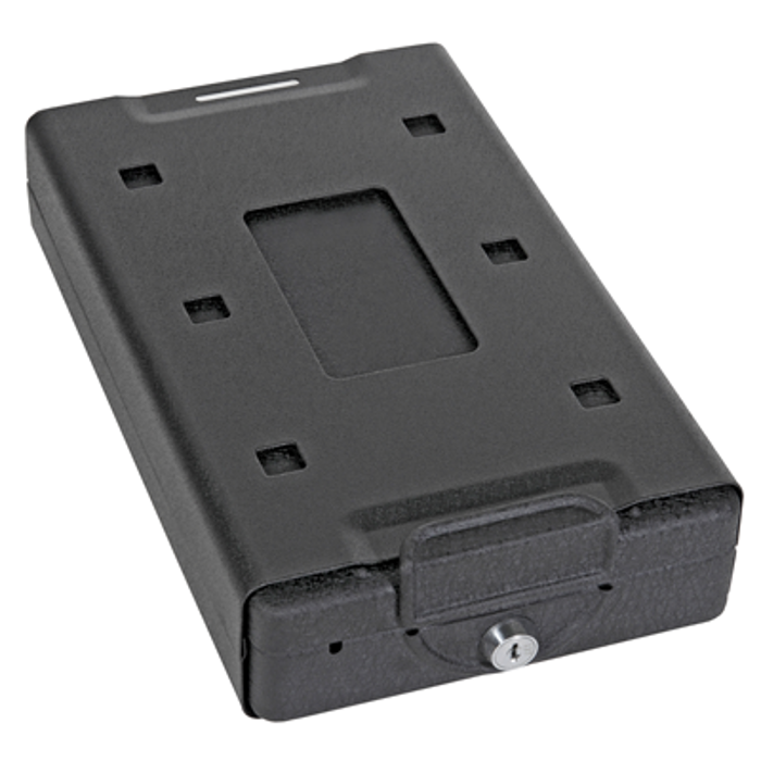 Bulldog Cases Car Vault with Mounting Bracket with Key Lock Black