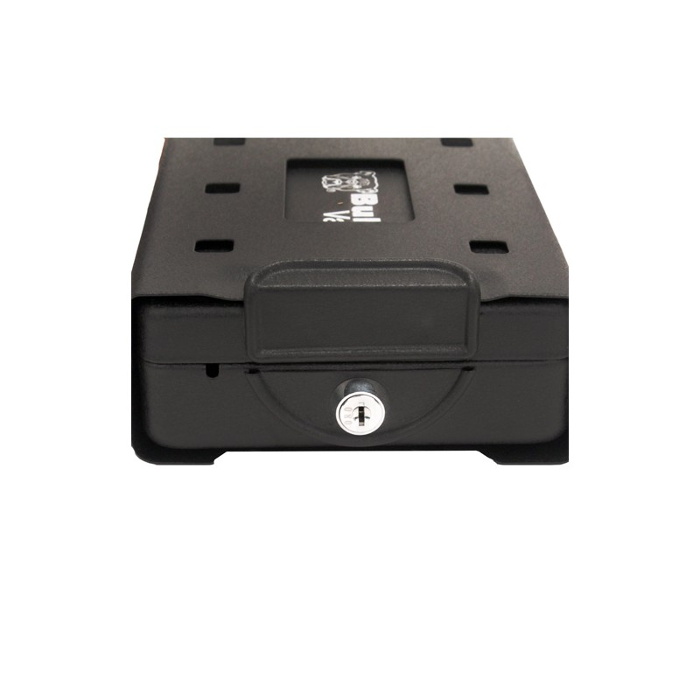 Bulldog Cases Car Vault with Mounting Bracket with Key Lock Black