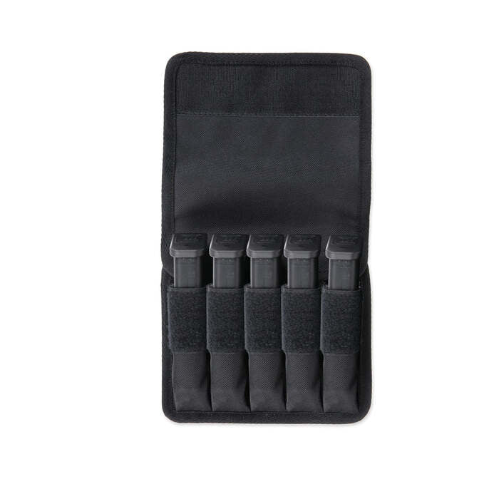 Bulldog Cases Deluxe Molle Pistol Mag Pouch 5 Single or 10 Double Stack Pistol Magazines
