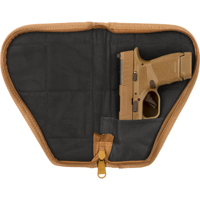 Bulldog Cases Deluxe Pistol Case Nylon Tan