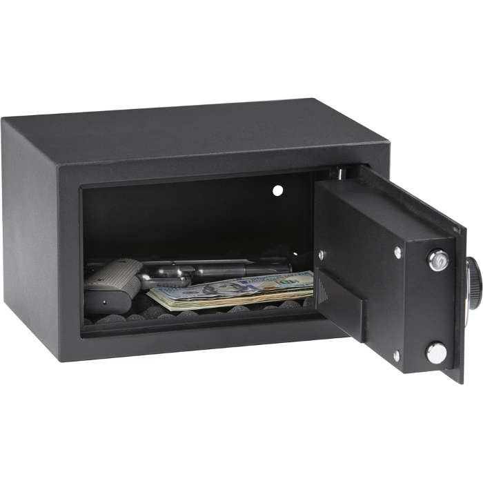 Bulldog Cases Duo LED/Biometric Vault with Biometric Lock Black