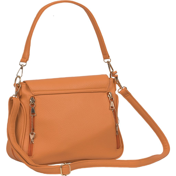 Bulldog Cases Hobo Crossbody Purse with Holster Ambidextrous Most Small Pistols & Revolvers Leather Stone Medium