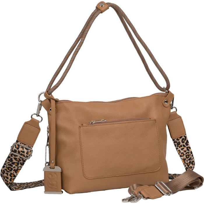 Bulldog Cases Hobo Crossbody Purse with Holster Ambidextrous Most Small Pistols & Revolvers Leather Stone Medium