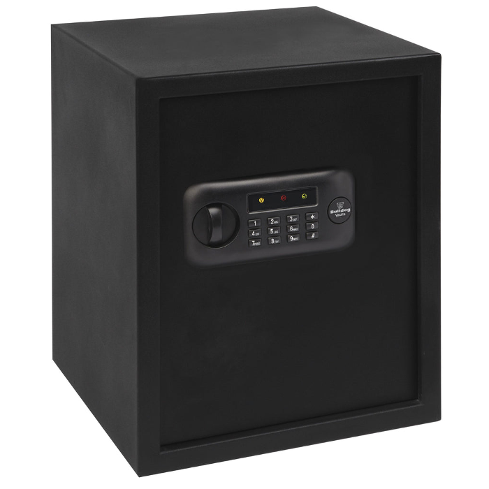 Bulldog Cases Large Standard Digital Vault with Electronic Lock Black