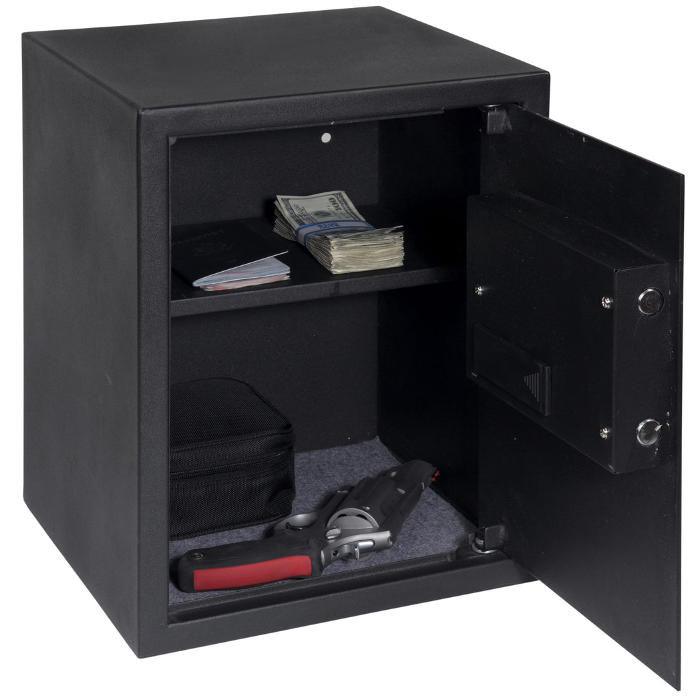 Bulldog Cases Large Standard Digital Vault with Electronic Lock Black