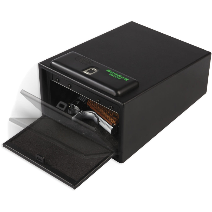 Bulldog Cases Magnum Biometric Pistol Vault with Biometric Lock Black