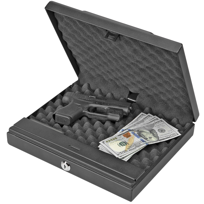 Bulldog Cases Magnum Digital Top Open Vault with Electronic Lock Black