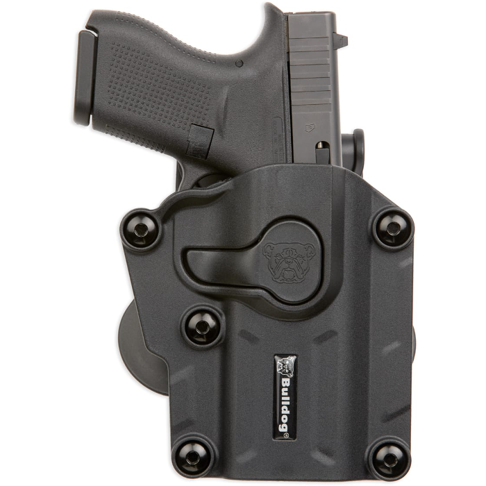 Bulldog Cases Max Paddle Universal Holster Right Hand Most Semi-Auto Sub Compact & Micro Pistols Polymer Black