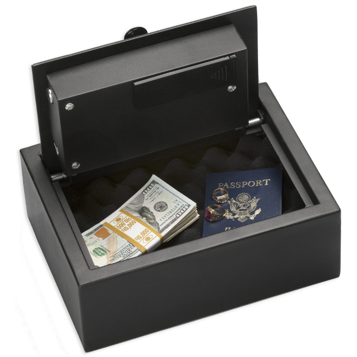 Bulldog Cases Standard Digital Top Open Vault with Electronic Lock Black