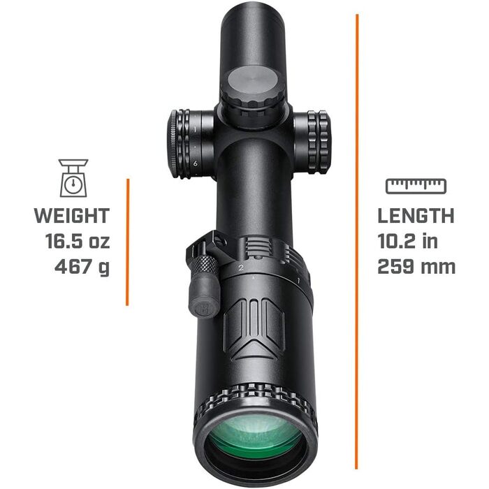 Bushnell AR Rifle Scope 4.5-18x40mm Illuminated Wind Hold Reticle Black