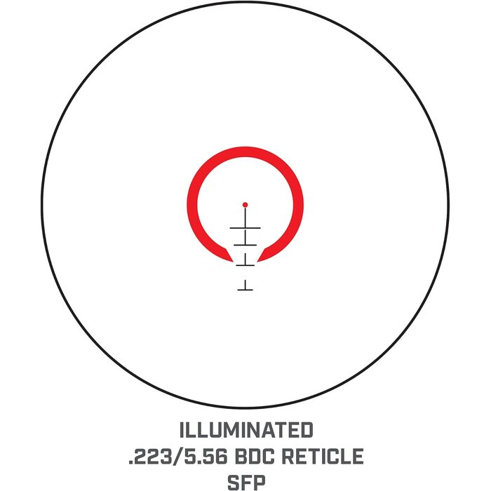 Bushnell AR Rifle Scope 4.5-18x40mm Illuminated Wind Hold Reticle Black