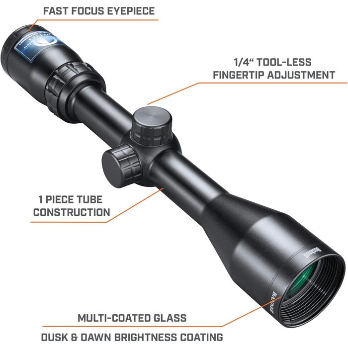 Bushnell Banner Rifle Scope 3-9X40mm Multi-X Reticle Black