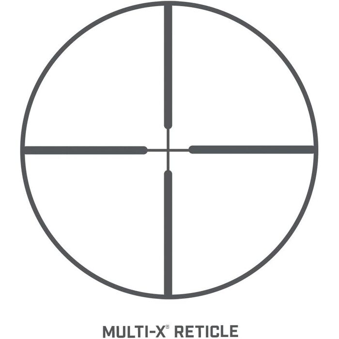 Bushnell Banner Rifle Scope 3-9X40mm Multi-X Reticle Black