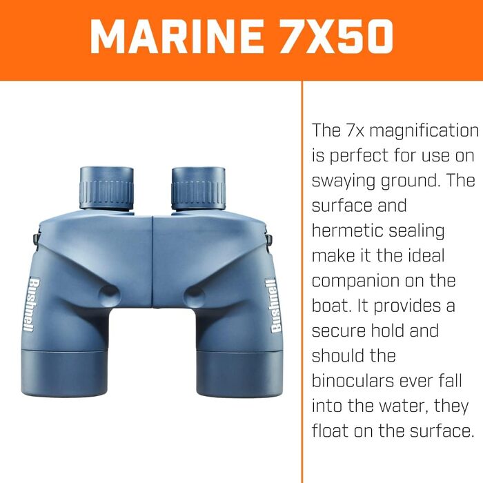 Bushnell Marine Series Binoculars 7x50mm Blue