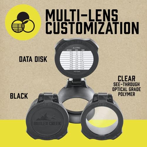 Butler Creek Element Flip Up Scope Cover Objective  45-50mm