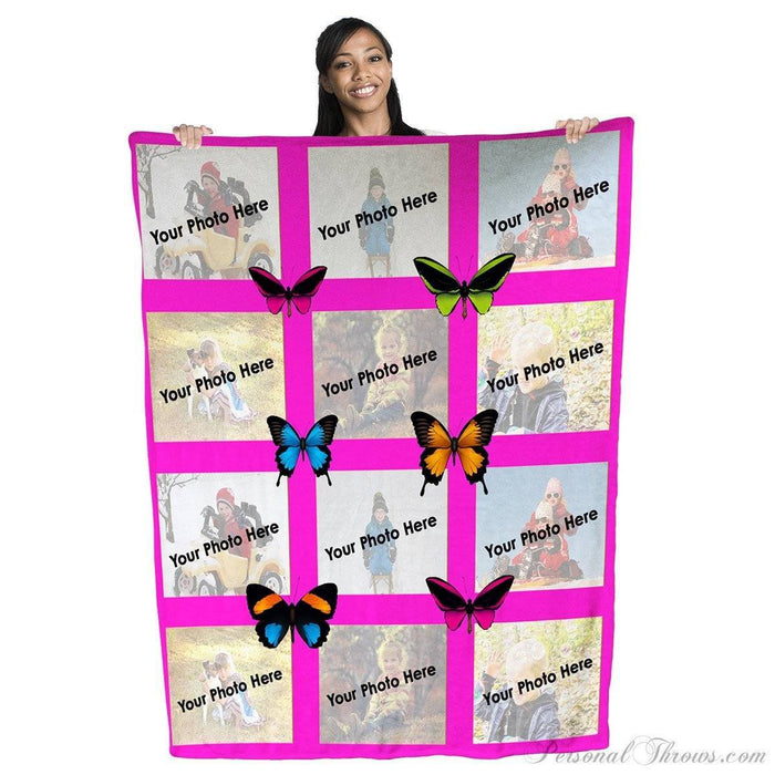 Butterfly Collage Throw