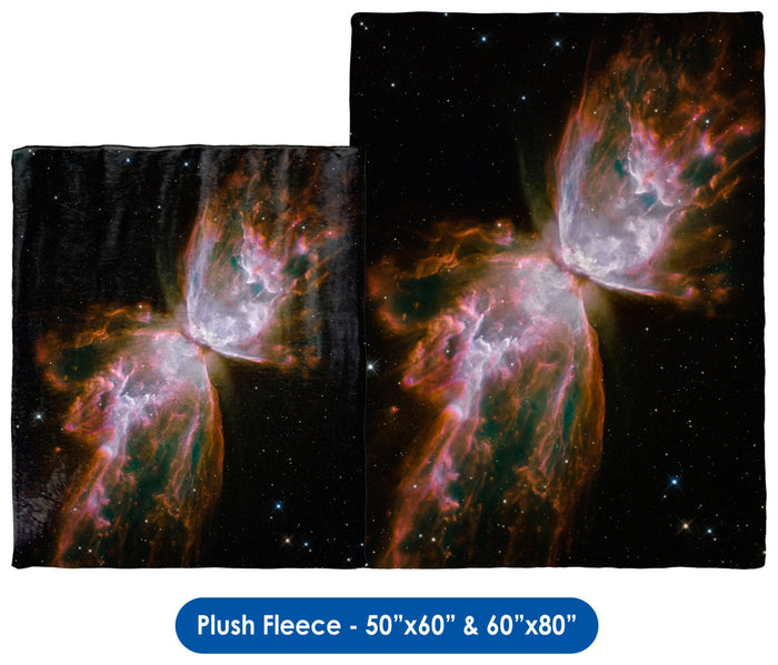 Butterfly Nebula - Throw Blanket / Tapestry Wall Hanging