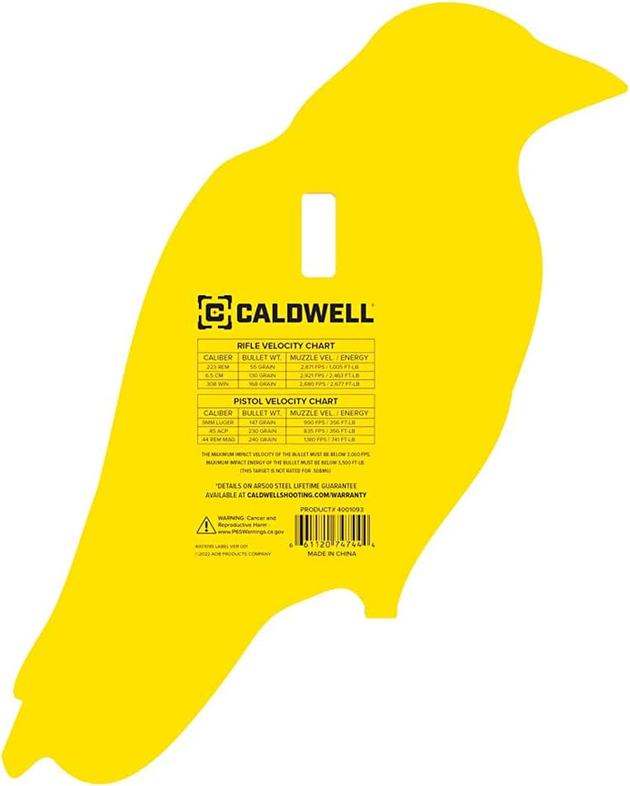‎Caldwell AR500 Crow Steel Target 3/8" Thick