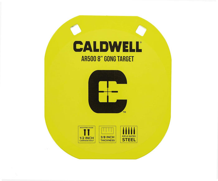‎Caldwell AR500 Gong Steel Target 9.1 x 8" 3/8" Thick