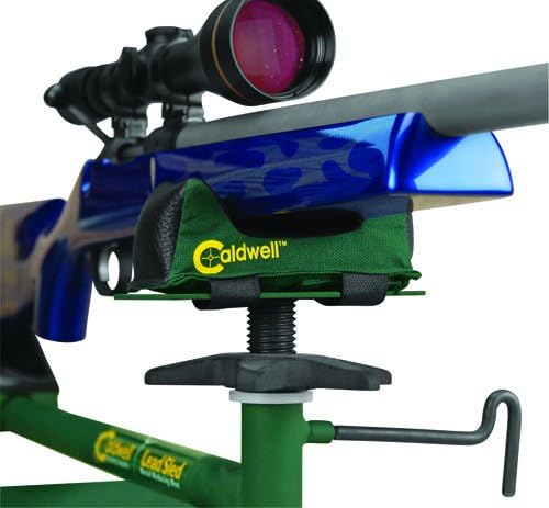 ‎Caldwell Deluxe Bench Rest Forend Front Shooting Rest Bag 6" x 4" 2 Wide Nylon ‎Green