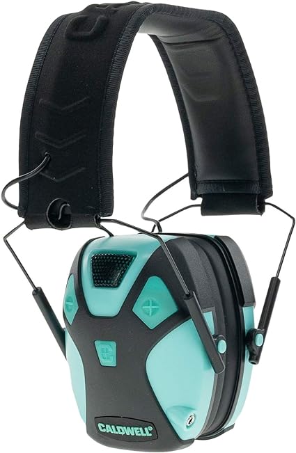 ‎Caldwell E-Max Pro Electronic Earmuffs (NRR 23dB) Tiffany Blue