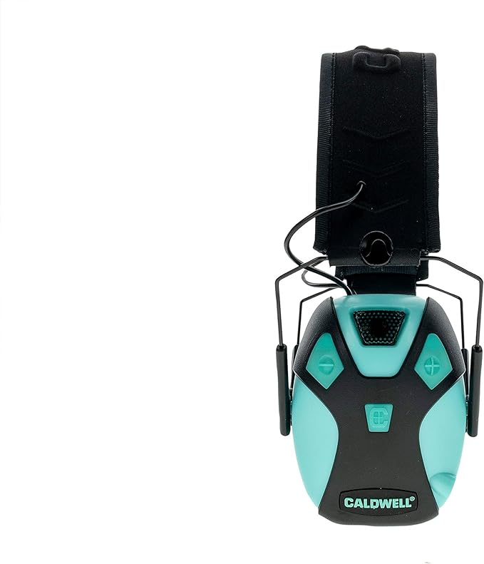 ‎Caldwell E-Max Pro Electronic Earmuffs (NRR 23dB) Tiffany Blue