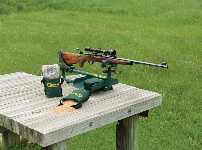 ‎Caldwell Lead Sled Shooting Rest Weighted Bag Unfilled Nylon Black/Green