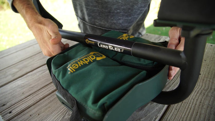 ‎Caldwell Lead Sled Shooting Rest Weighted Bag Unfilled Nylon Black/Green