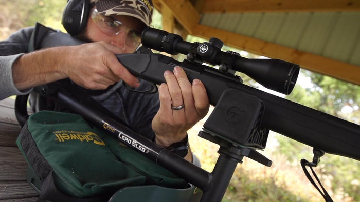 ‎Caldwell Lead Sled Shooting Rest Weighted Bag Unfilled Nylon Black/Green