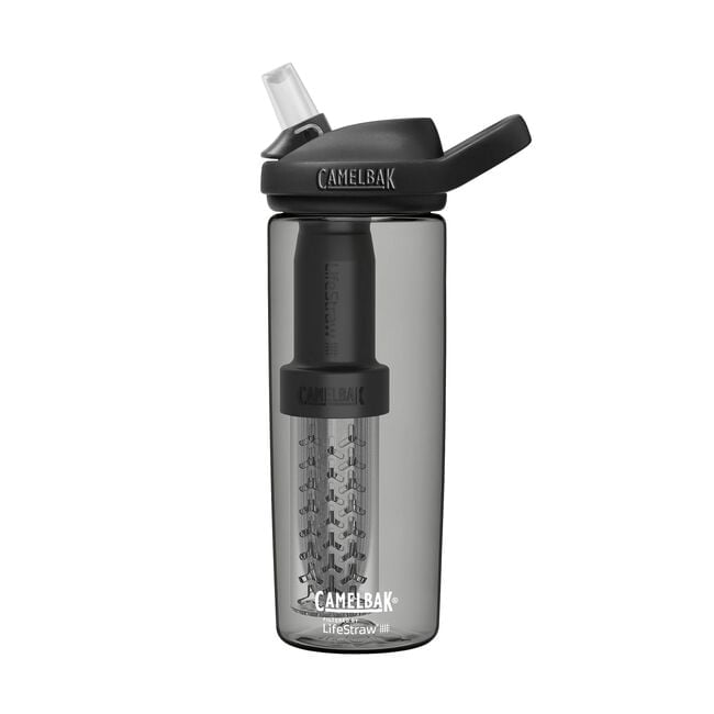 Camelbak eddy+ Filtered by LifeStraw Hydration Bottle 20oz Tritan® Renew Charcoal