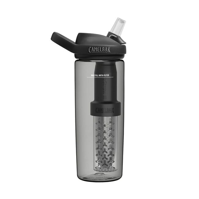 Camelbak eddy+ Filtered by LifeStraw Hydration Bottle 20oz Tritan® Renew Charcoal