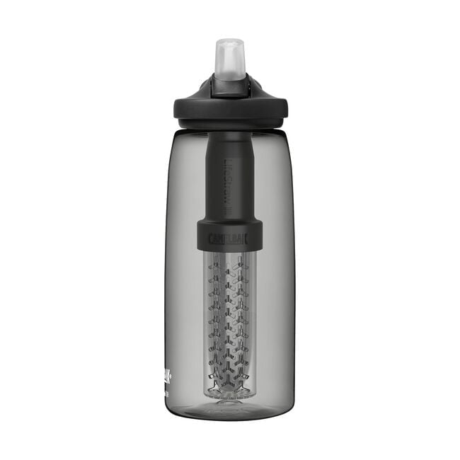 Camelbak eddy+ Filtered by LifeStraw Hydration Bottle 32oz Tritan® Renew Charcoal