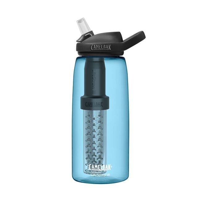 Camelbak eddy+ Filtered by LifeStraw Hydration Bottle 32oz Tritan® Renew True Blue
