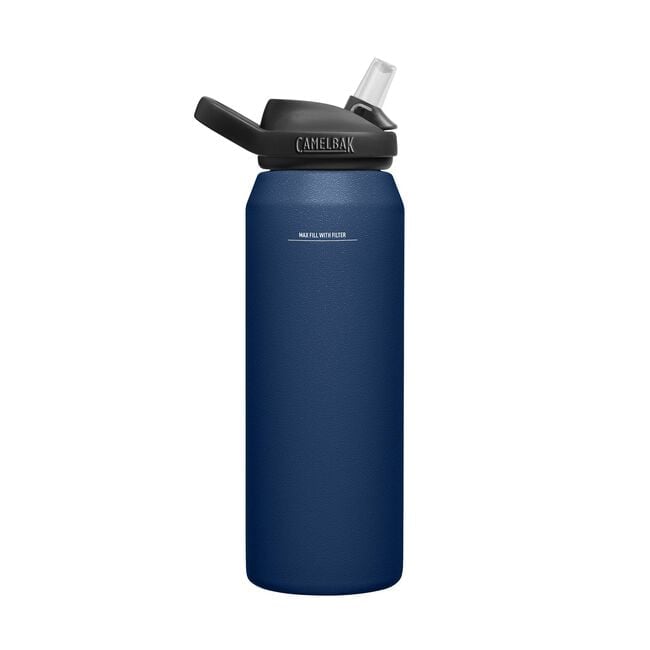 Camelbak eddy+ Filtered by LifeStraw Hydration Bottle 32oz Vacuum Insulated Stainless Steel Navy