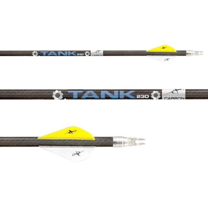 Carbon Express Tank 23D Carbon Arrows 500 Spine 32.5" Pack of 12