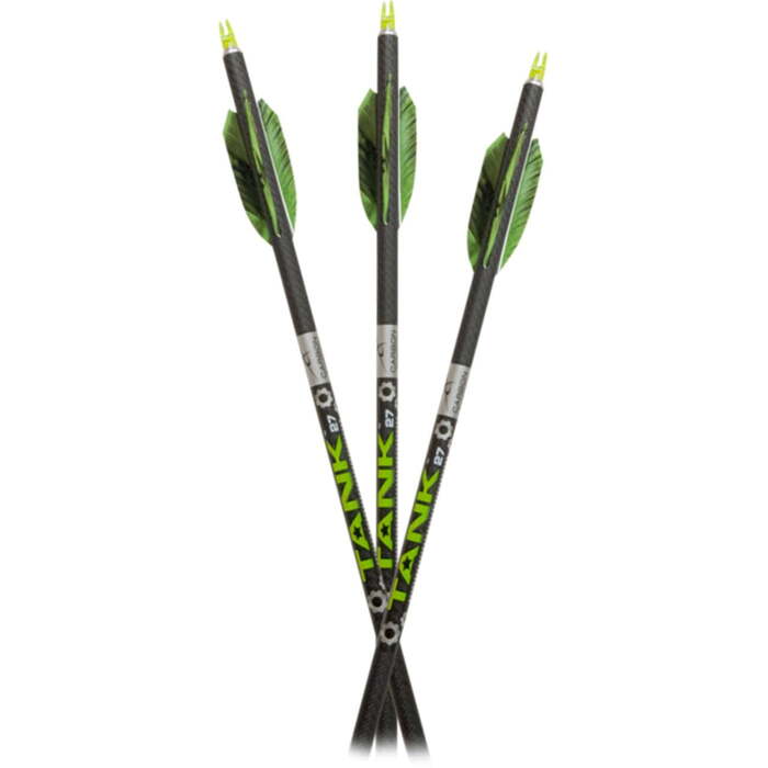Carbon Express Tank 27 Carbon Arrows 250 Spine 32.5" Pack of 12