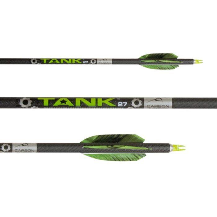 Carbon Express Tank 27 Carbon Arrows 250 Spine 32.5" Pack of 12
